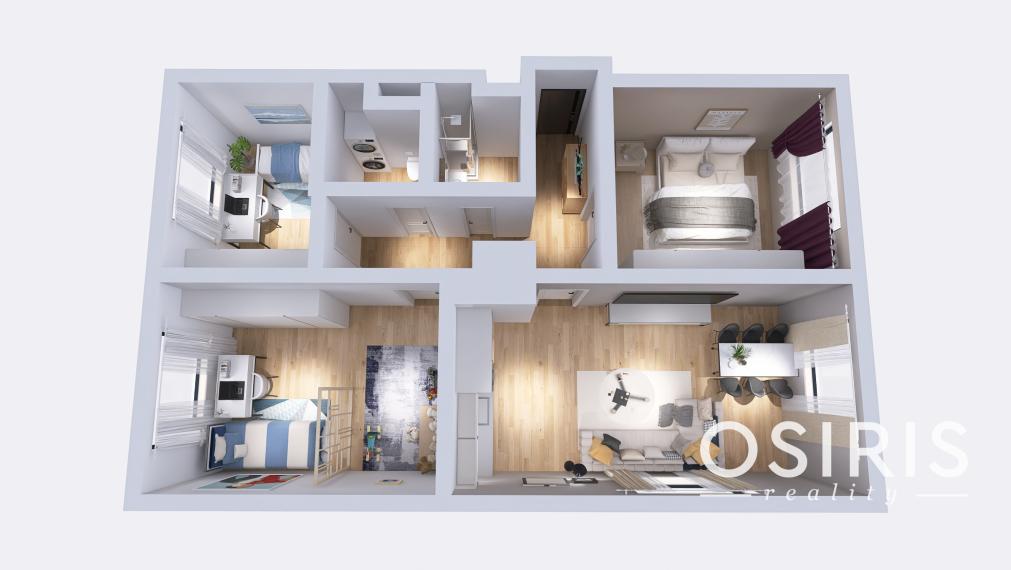 Priestranný 4 izbový byt, po kompletnej rekonštrukcii z r. 2026, Americká ul.