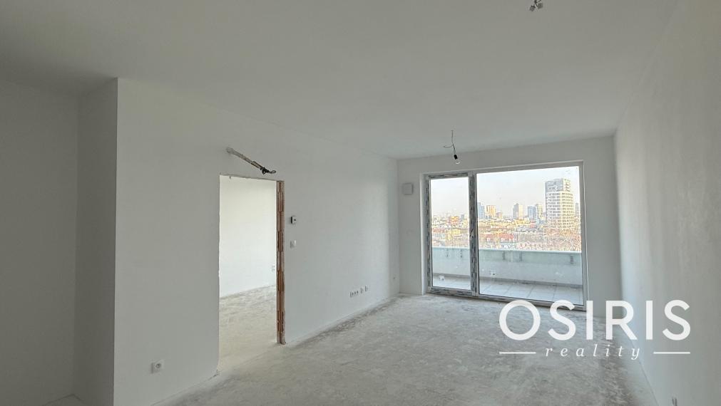 Skolaudované - 2 izb.byt s veľkým balkónom a krásnym výhľadom na Bratislavu