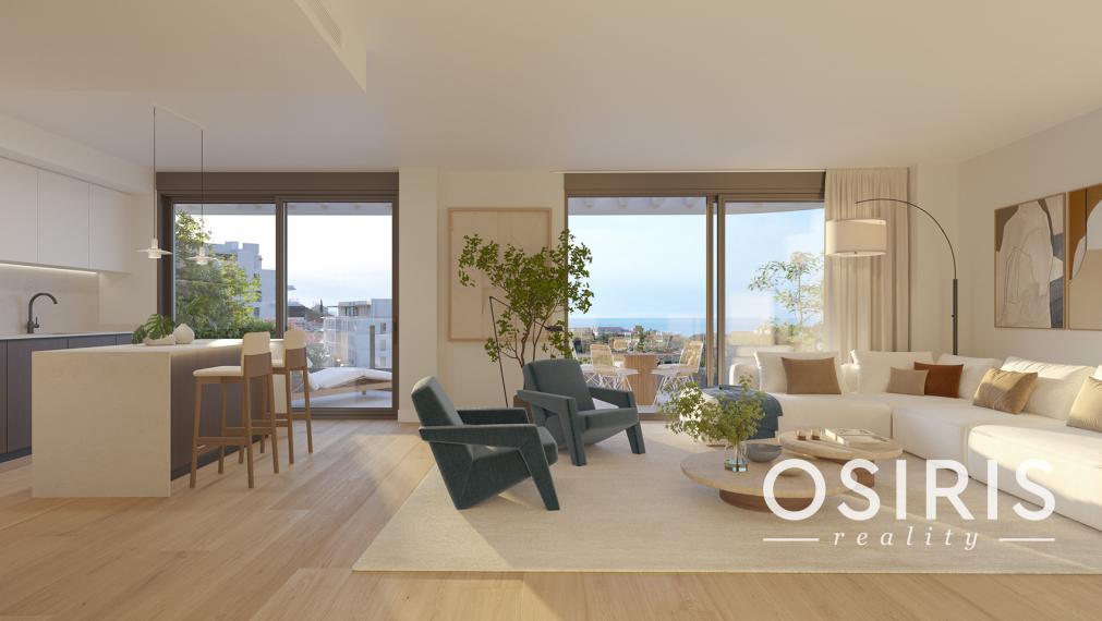 Luxusné 2 až 4-izbové apartmány s panoramatickým výhľadom na more, Costa del Sol