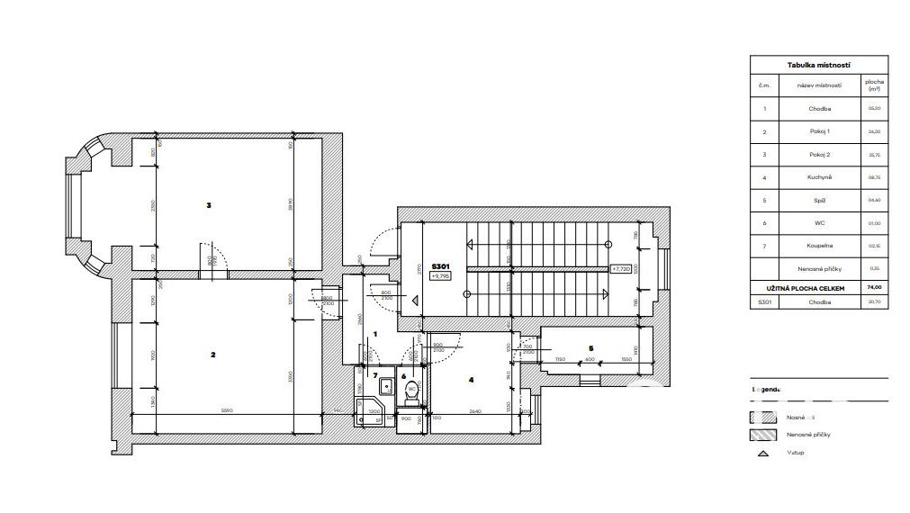 Investičná príležitosť – priestranný 2-izbový byt 74 m² Karlove Vary