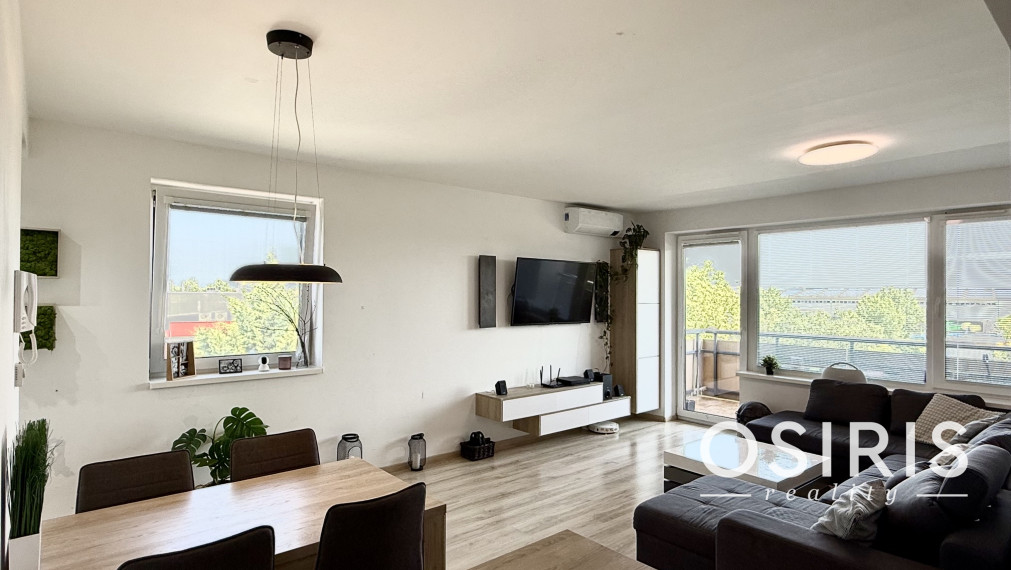 Rezervované -Moderný rodinný 3-izbový byt s terasou | Galéria Lužná | 78,56 m² | parkovanie | klimatizácia