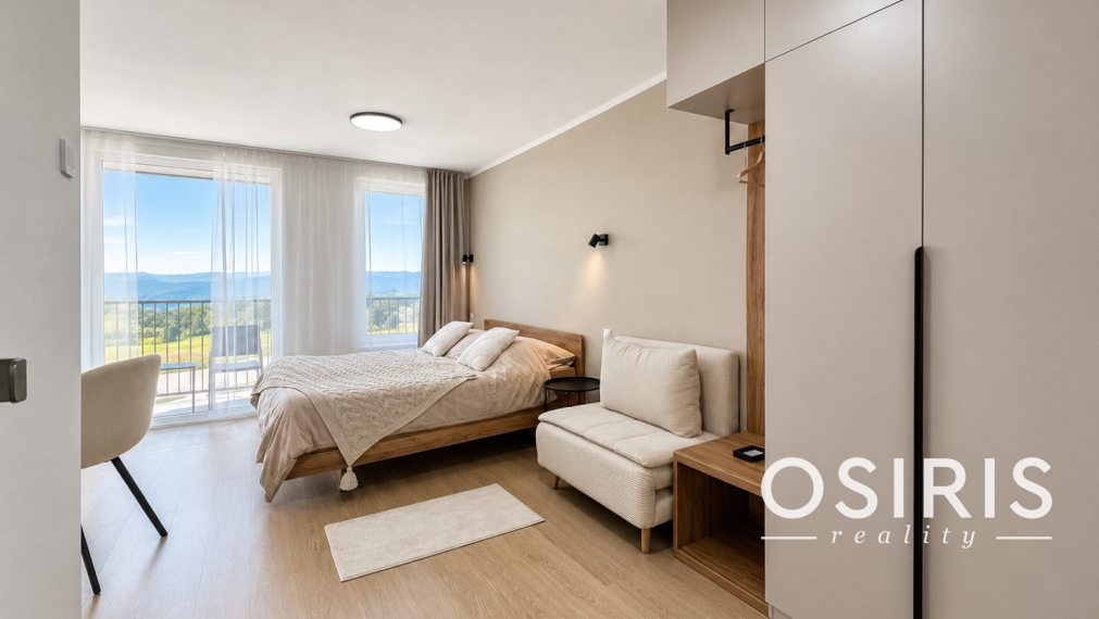 Kompletne zariadený nadštandardný 1-izbový apartmán – Gerlach Rezort
