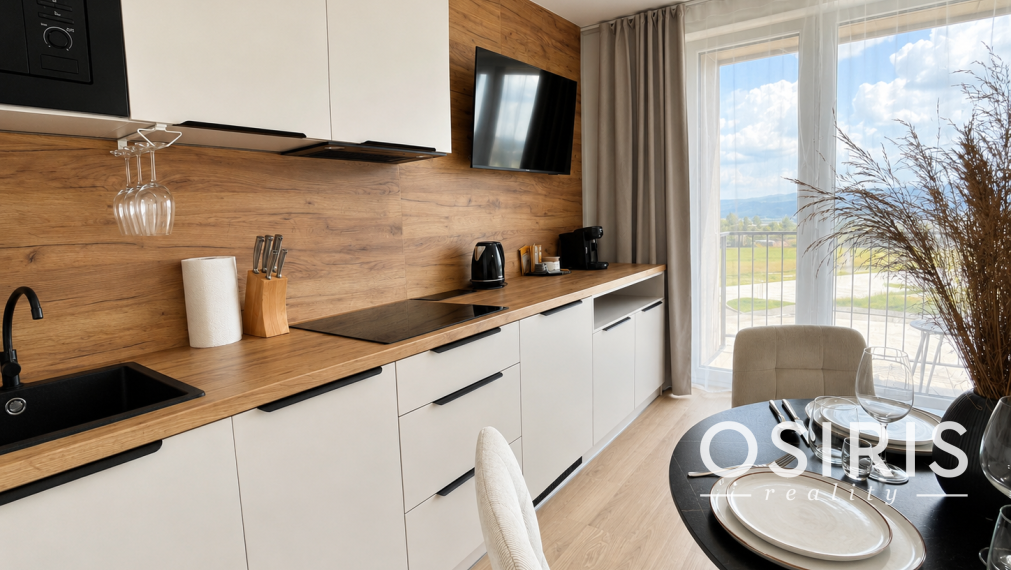 Kompletne zariadený nadštandardný 1-izbový apartmán – Gerlach Rezort
