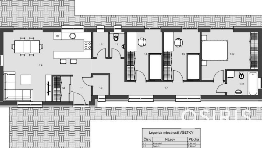 Minimalistický 4-izbový bungalov | Novostavba 2026 | 673 m² pozemok | Báč