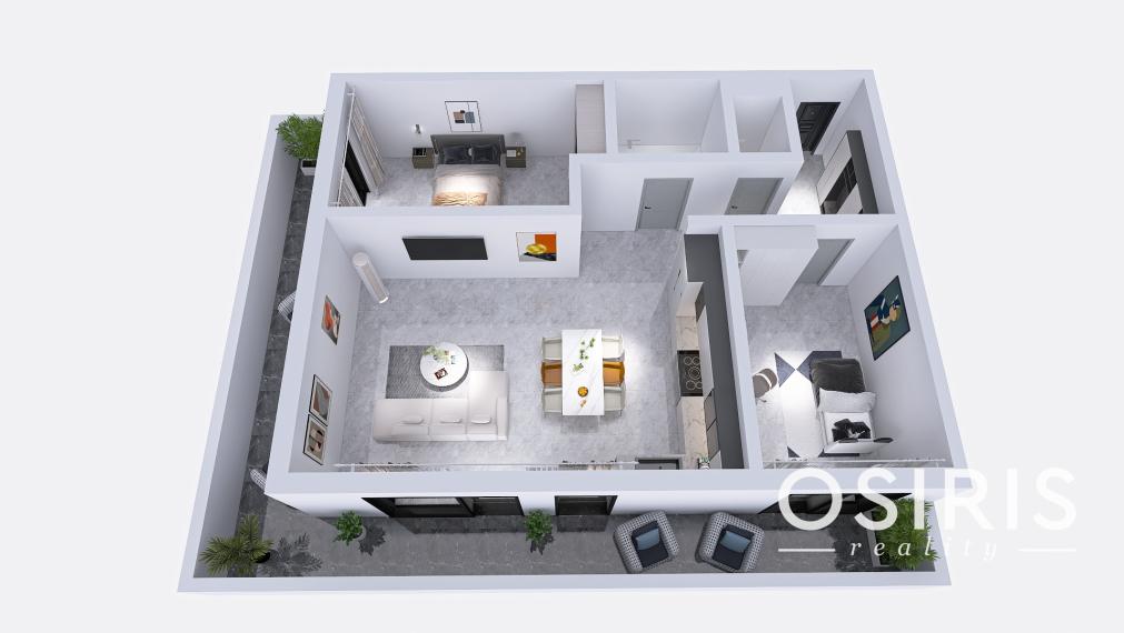 Nadštandardný, klimatizovaný 3i byt v novostavbe z r. 2026, terasa 24 m2, 1 x parkovanie