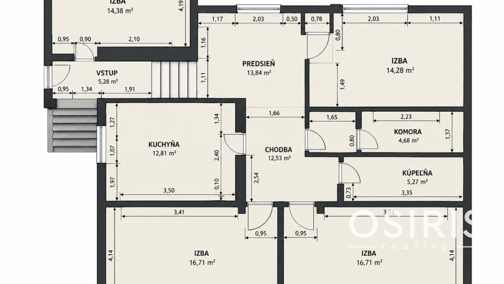 INVESTIČNÁ PRÍLEŽITOSŤ: 2 411 m² POZEMOK S RD A S MOŽNOSŤOU VÝSTAVBY 3 DVOJDOMOV