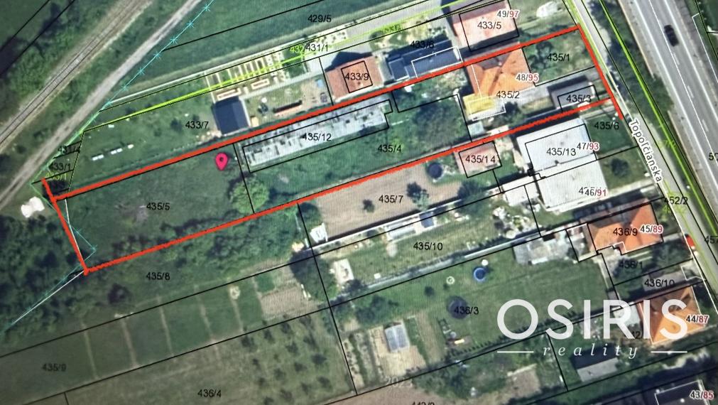 INVESTIČNÁ PRÍLEŽITOSŤ: 2 411 m² POZEMOK S RD A S MOŽNOSŤOU VÝSTAVBY 3 DVOJDOMOV