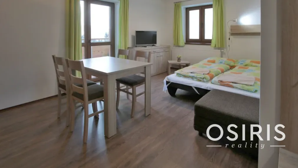 Na predaj kompletne zariadený 2-izbový apartmán priamo pri zjazdovke – Demänovská dolina