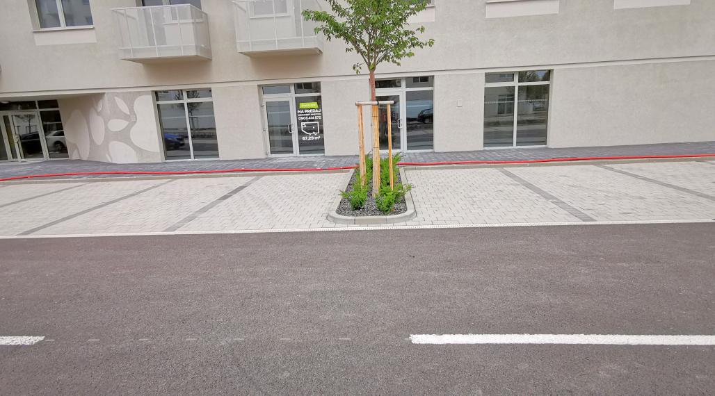 Obchodný priestor 67,29 m2, novostavba 2024, Ovocné Sady