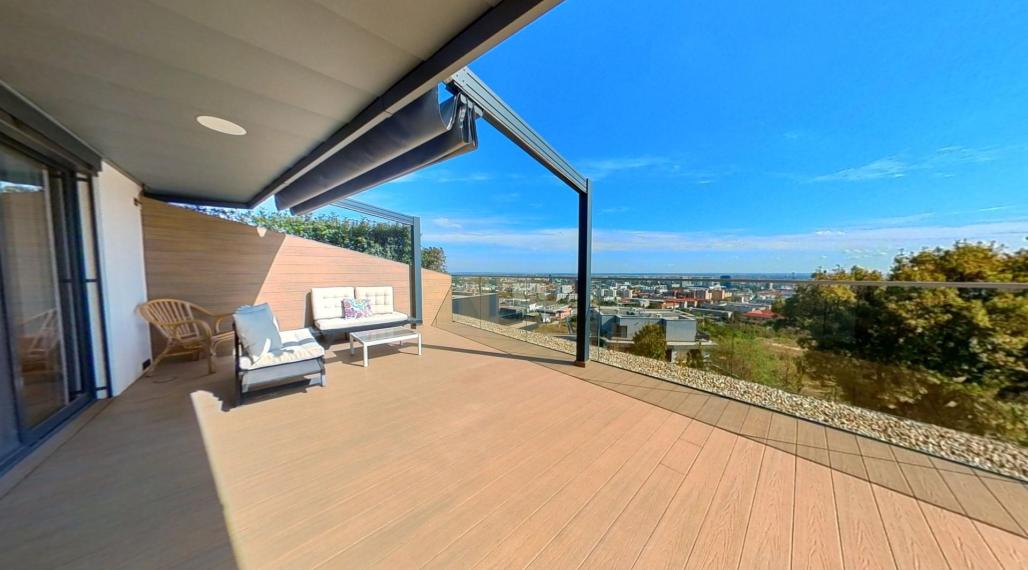 2i byt zariadený dizajnérom, s priestrannou terasou, novostavba 2019, Koliba