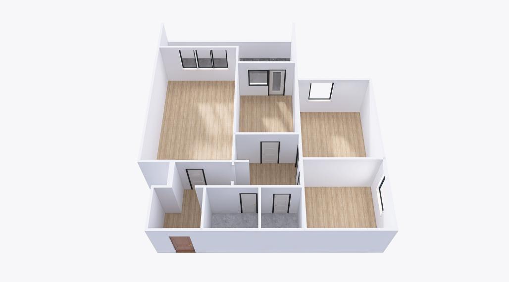 Priestranný 3 izbový byt s loggiou 12m2 v pôvodnom stave, Bôrik