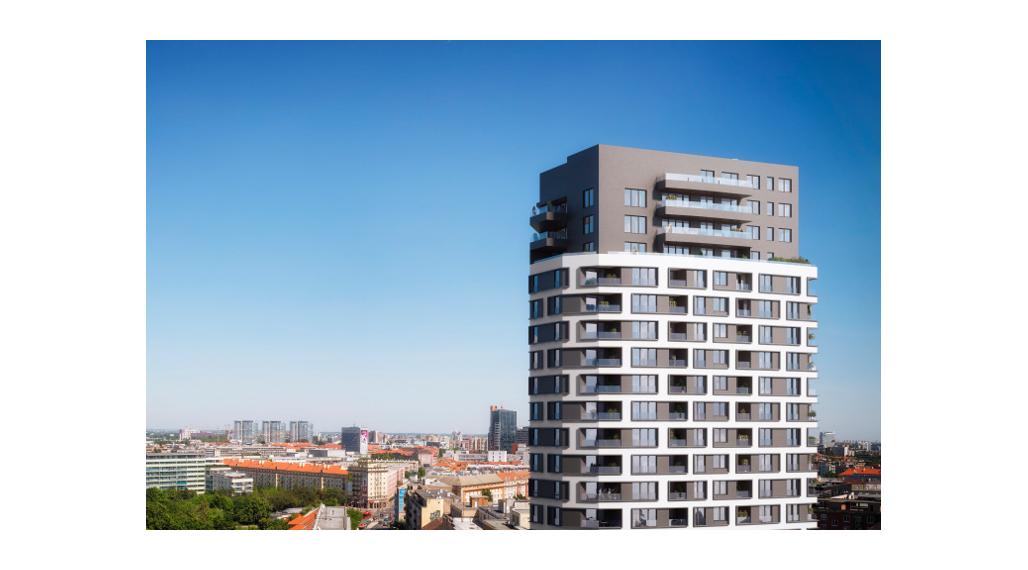 Klimatizovaný 2i byt s balkónom a s výhľadom na hrad, novostavba 2020