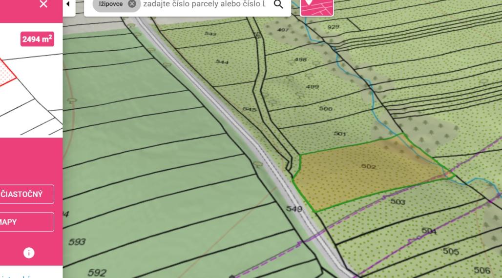 Ponuka pozemkov v zaujímavej obci blízko Lipt. Mary IŽIPOVCE