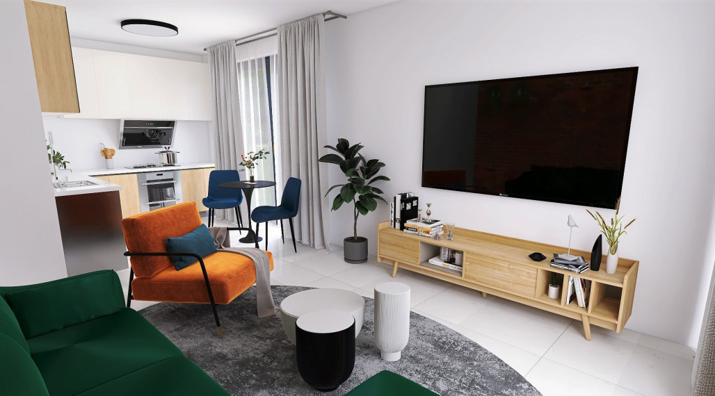 NOVINKA - Výborne dispozične riešený 2 izb. byt s balkónom