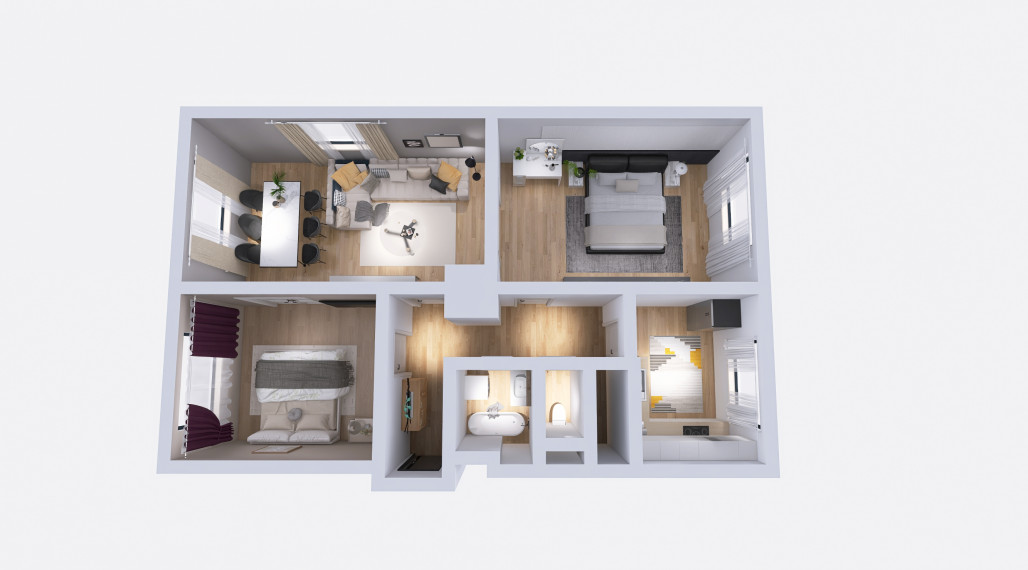 Priestranný 4 izbový byt, po kompletnej rekonštrukcii z r. 2026, Americká ul.