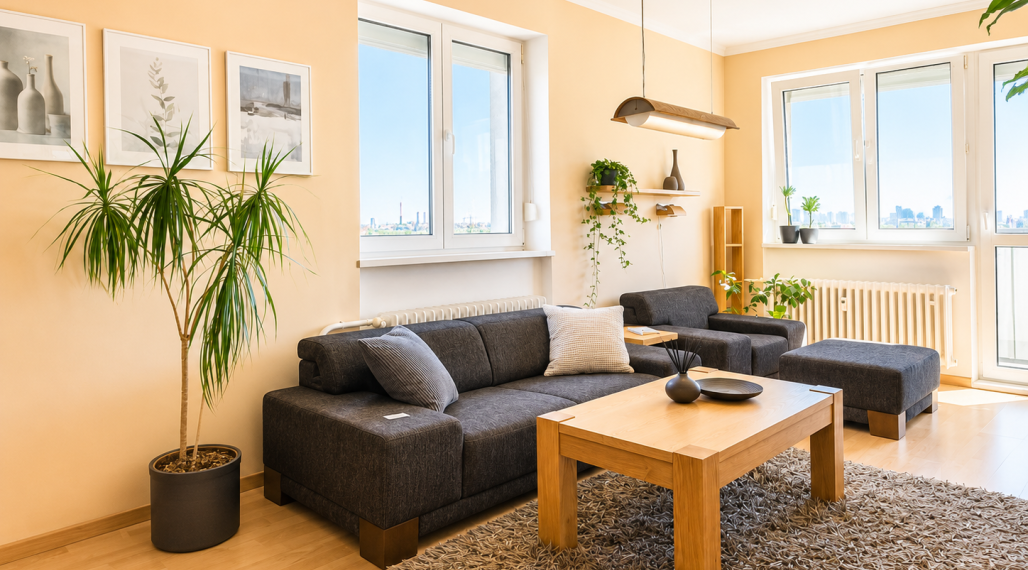 EXKLUZÍVNE | Svetlý 3-izbový byt s panoramatickým výhľadom | Bratislava – Krasňany