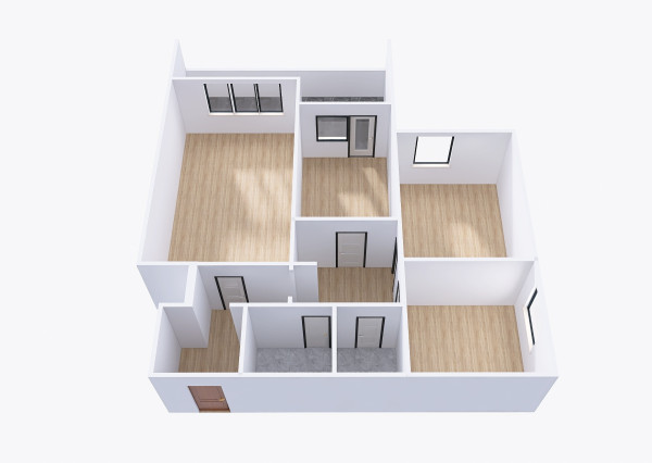 Priestranný 3 izbový byt s loggiou 12m2 v pôvodnom stave, Bôrik