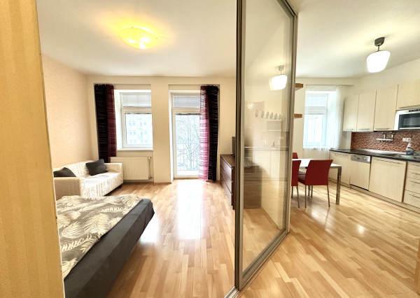 Zariadený 1i byt s balkónom vo vyhľadávanej lokalite, Rastislavova ul. Bratislava - Ružinov