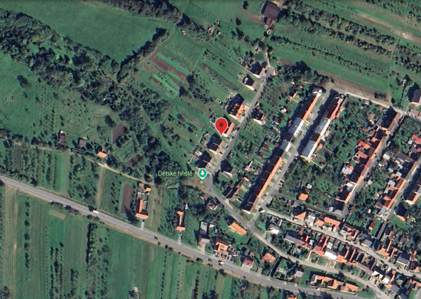 Stavebný pozemok 797 m2 v obci Strání - ČR