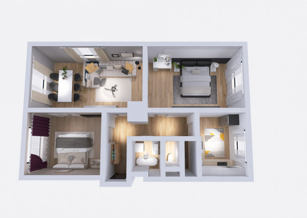 Priestranný 4 izbový byt, po kompletnej rekonštrukcii z r. 2026, Americká ul.