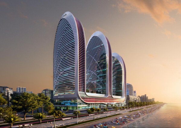 Luxusný apartmán s výhľadom na more v exkluzívnom 5* hoteli v meste Batumi