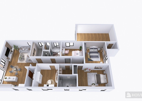 Posledný voľný- Samostatne stojaci 5izb.bungalov s garážou