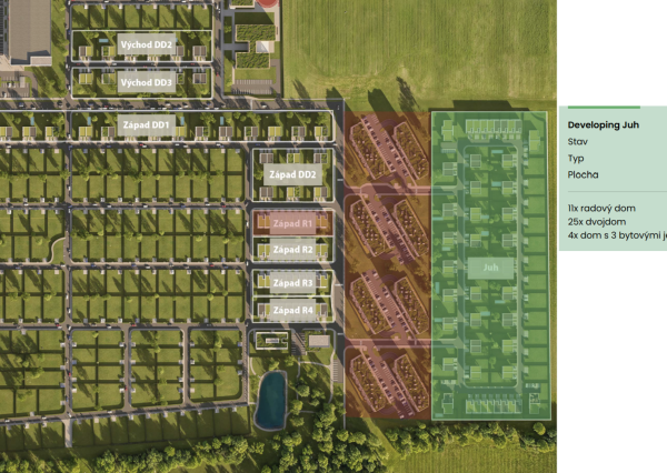 Stavebný pozemok pre výstavbu rodinných domov 40 790 m², Senec