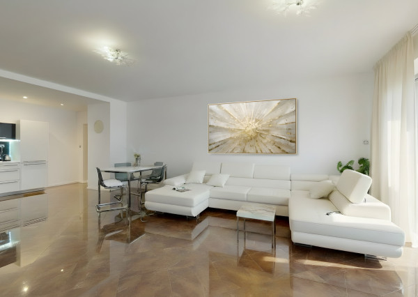 Elegantný  2-izbový apartmán v srdci Piešťan | 75,40 m² | Loggia | Nadštandardné materiály | Spoločenská strešná terasa