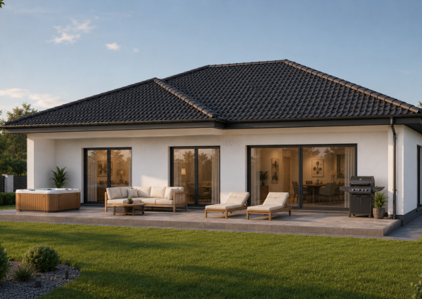 Nadštandardný samostatný 4i RD, novostavba 2026, pozemok 606m2, Miloslavov